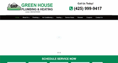 Desktop Screenshot of greenhouseplumbing.com